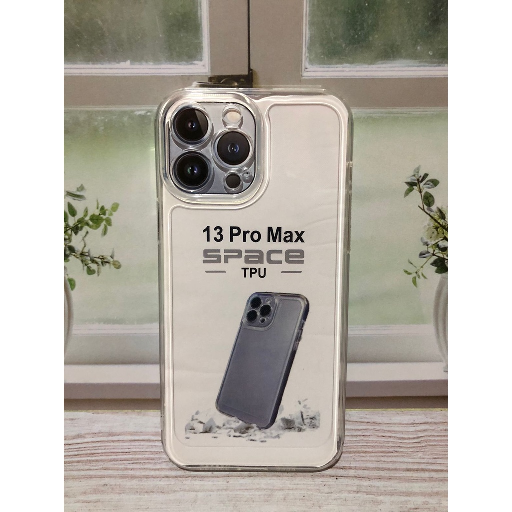 CASE IPHONE 13 PROMAX CLEAR CASE TPU SOFT CASE BENING SPACE