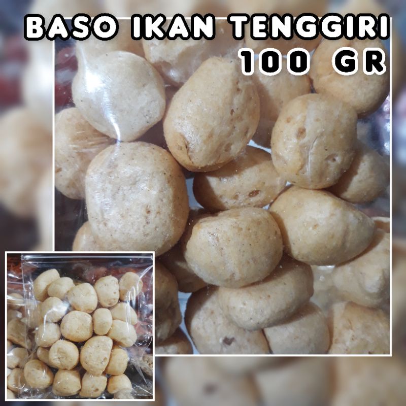 KRUPUK BASO IKAN TENGGIRI 100 GR OLEH OLEH BANDUNG / BASO TENGGIRI ASLI BANDUNG / SNACK KILOAN MURAH