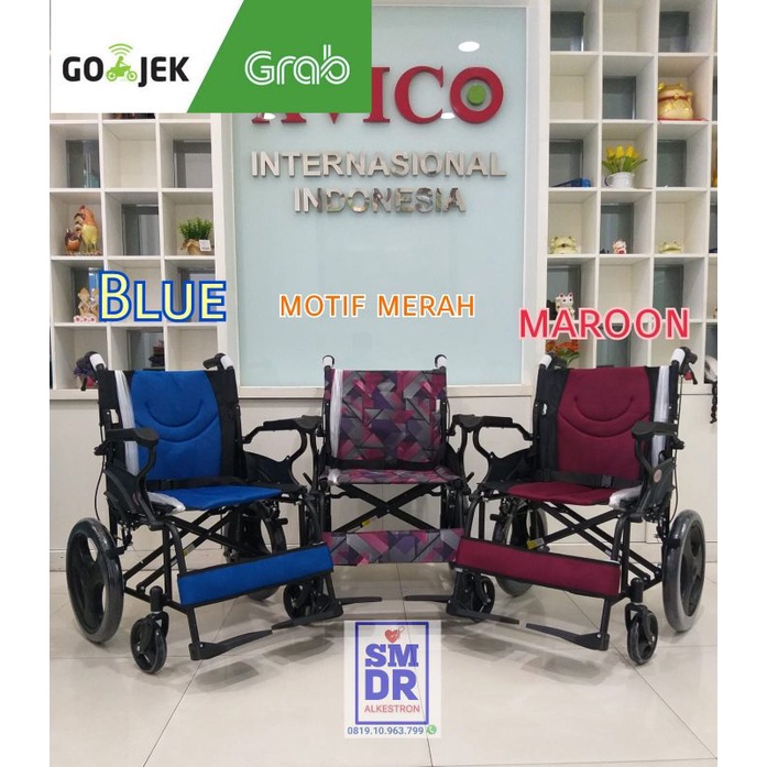 Grab/gojek! Kursi roda travel arjuna black