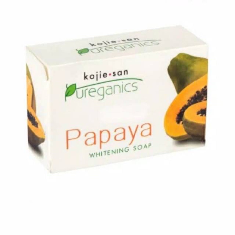 KOJIE • SAN PUREGANICS PAPAYA WHITENING SOAP 135gr