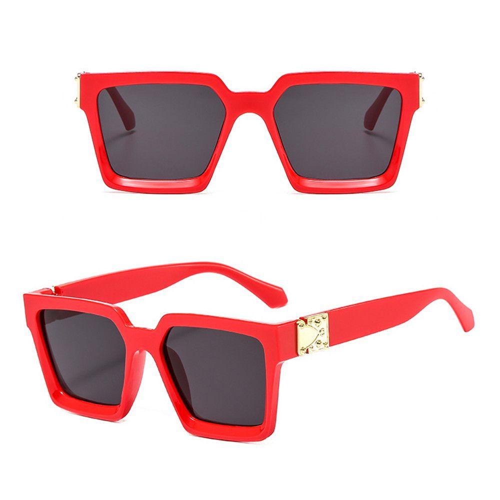 [POPULAR] Fashion Retro Sunglasses Large Frame Sun Glasses Net Red Sunglasses Wide-sided Driver Goggles Summer Square Shades