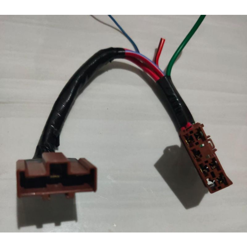 soket socket konektor spull acg starter stater ecm ecu kiprok kiprox rectifire pin 7 kabel original 