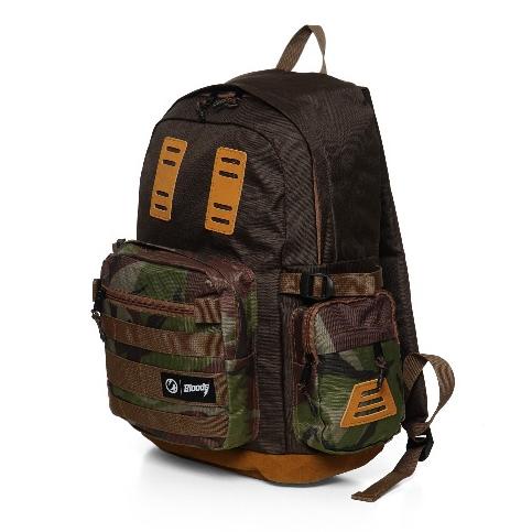 Bloods Backpack Tas Punggung Felipe 02 Army Brown {GGR.21Jl22d}
