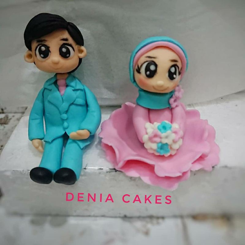

Figurine Topper cup cakes hijab
