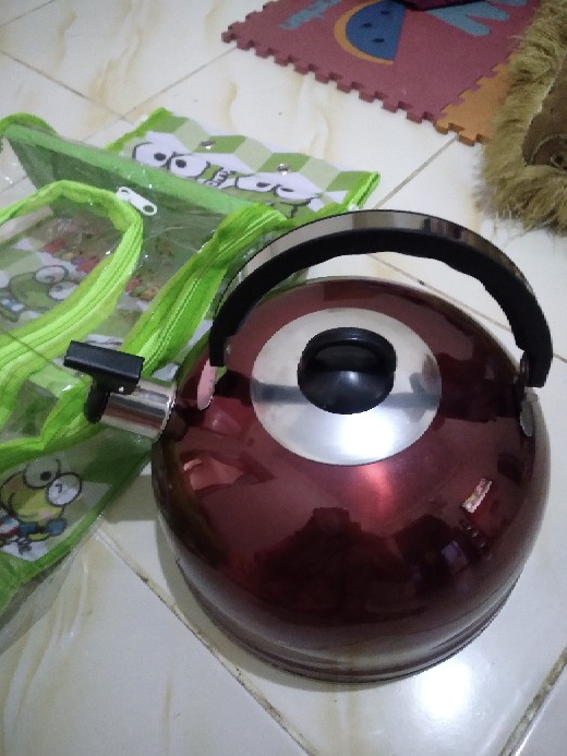 Teko Bunyi Siul 5 Liter Whistling Kettle Stainless Steel - Warna