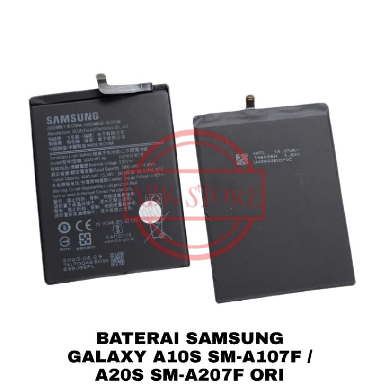 BATERAI BATTERY SAMSUNG GALAXY A10S SM-A107F / A20S SM-A207F BATRE ORIGINAL
