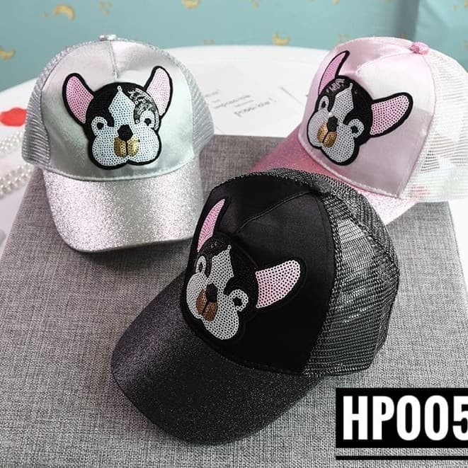 TOPI-09 topi anak balita toddler snapback doggy baseball kids hat laki perempuan cewek cowok import