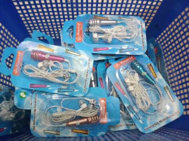 Mic Headset Smule / Headset Microphone Mini / Mikrofon Mini Karoke