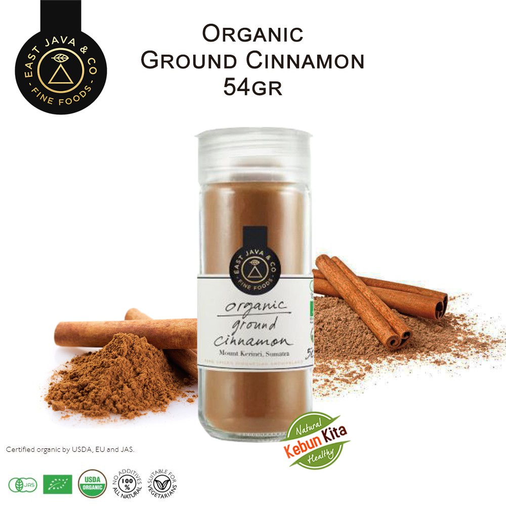 Jual Organic Ground Cinnamon 54gr (Kayu Manis Bubuk) | Shopee Indonesia