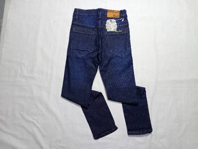 CELANA PANJANG JUMBO 29-34 JEANS PRIA MURAH KOLOR RIP PINGGANG KARET