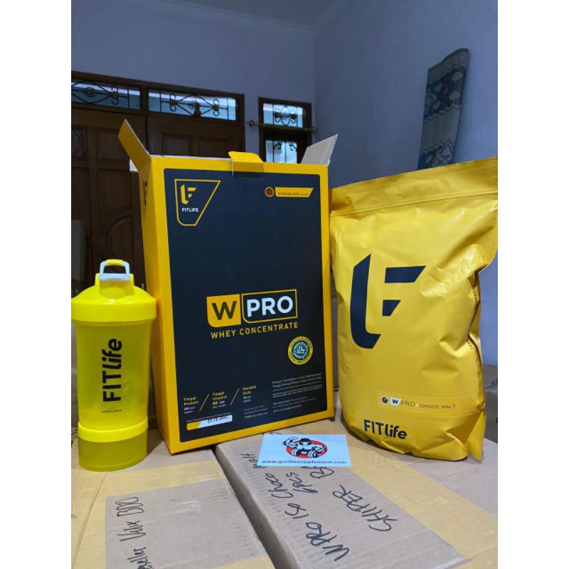 Fitlife Whey Protein 3.3lbs 1.5kg Wpro W pro Concentrate wheypro