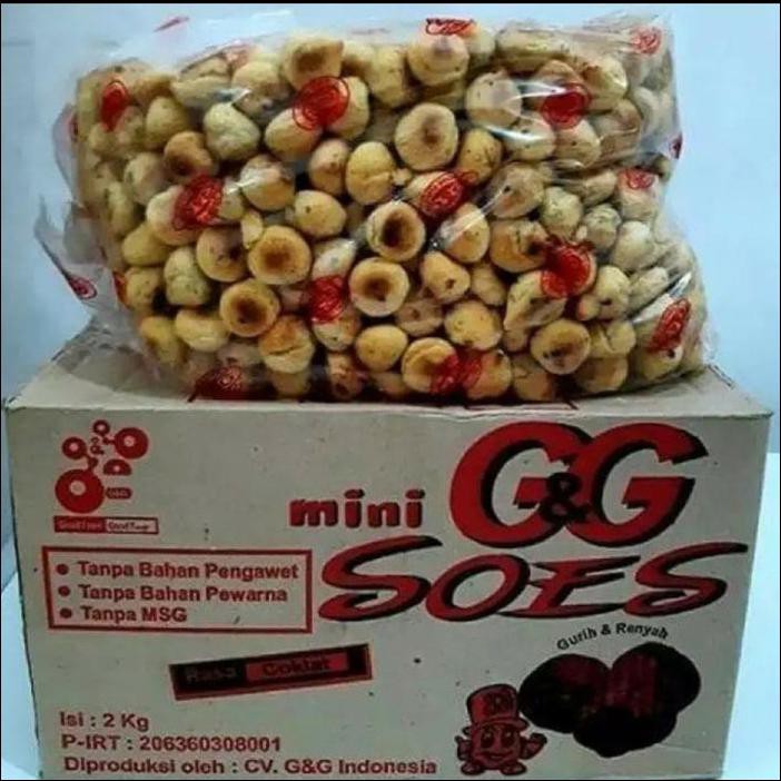 

KUE SOES COKLAT KERING CAP GG/ 1 DUS ISI 2KG