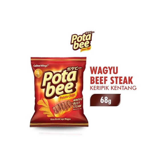 

Potabee Potato Chips Wagyu Beef Steak 68G - blorafood