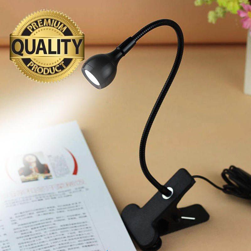 Lampu led usb kabel flexible premium saklar on-off model klip