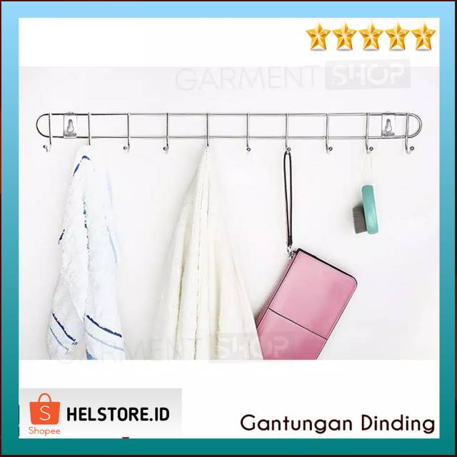 CAPSTOCK DINDING Gantungan Baju Pakaian Handuk Tempel CAPSTOCK DINDING Gantungan Baju Pakaian Handuk Tempel