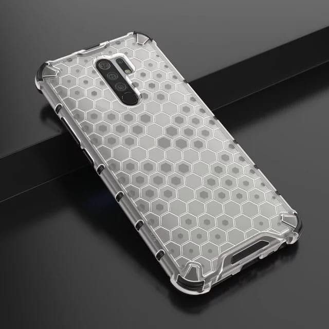 REDMI 9T/REDMI 9/REDMI 9A/REDMI 9C CASE HARDCASE BUMPER RUGGED HONEYCOMB BEST