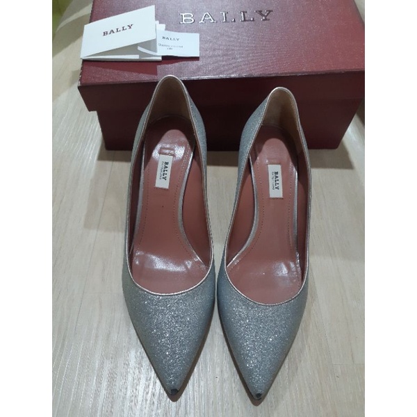 PRELOVED ORIGINAL BALLY GLITTERS HEELS WOMAN SHOES BRANDED