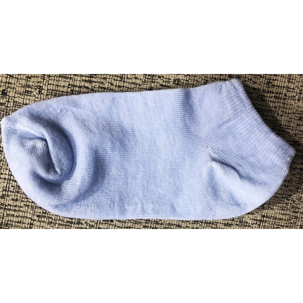 Kaos Kaki Wanita Polos Pendek Aksesoris Sepatu Murah Semata Kaki - LPM Shop-BIRU MUDA POLOS KKI