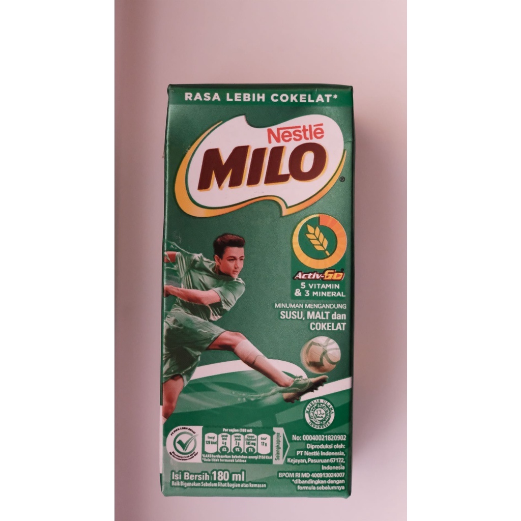 

MILO ActivGo UHT Cokelat 180 ml