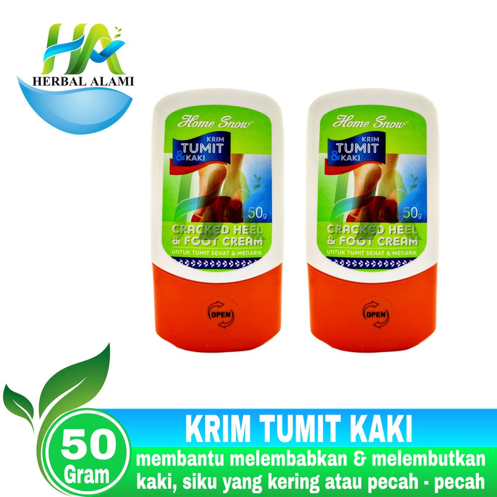 Home Snow Krim Tumit Kaki Cracked Heel &amp; Foot Cream 50gram