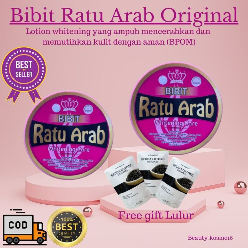 Bibit Ratu Arab Original/ Lotion Pemutih Kulit Ampuh Sudah Bpom Aman Untuk Ibu Menyusui