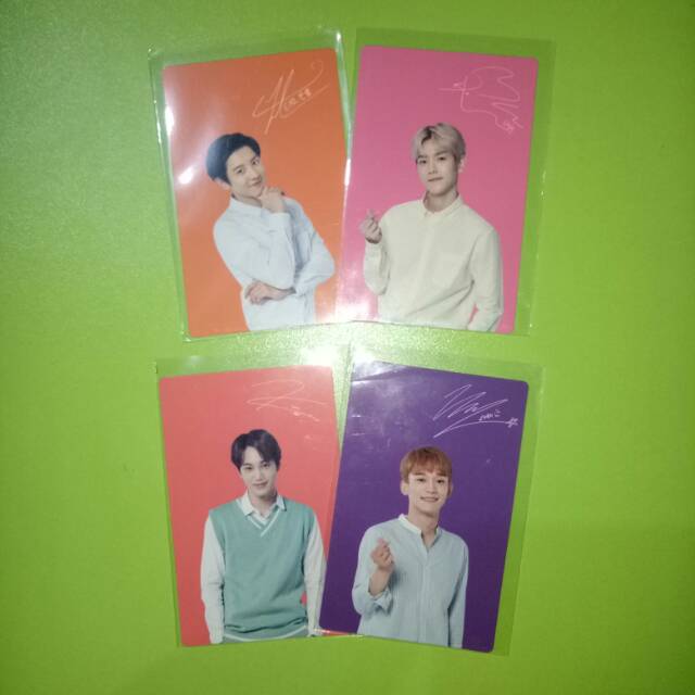 EXO PHOTOCARD FROM NATURE REPUBLIC 10TH ANNIVERSARY