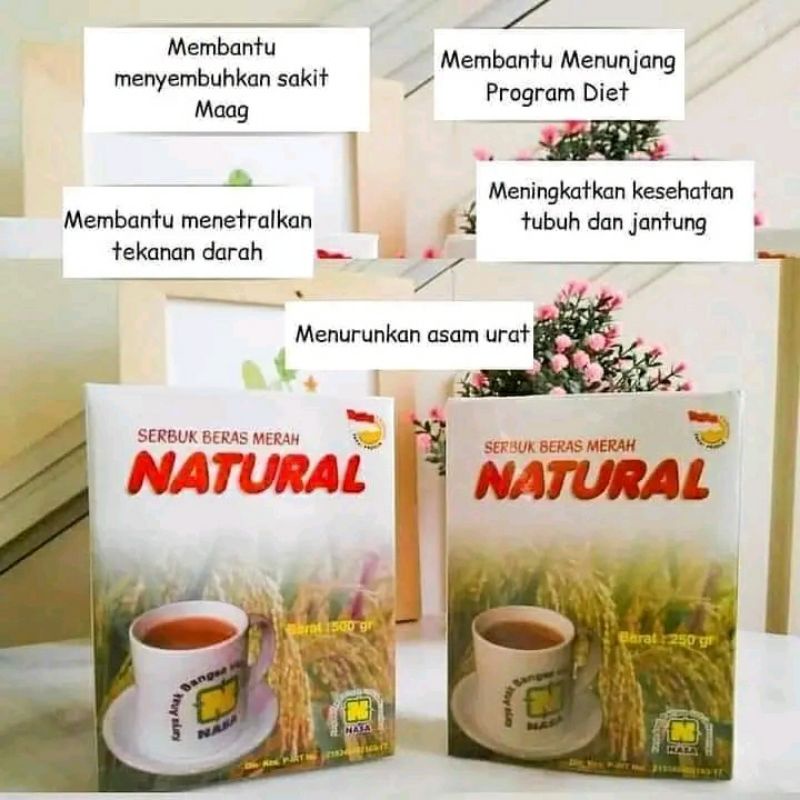 

SBMN (Serbuk Beras Merah Natural NASA)-Penderita Maag, Obesitas dll