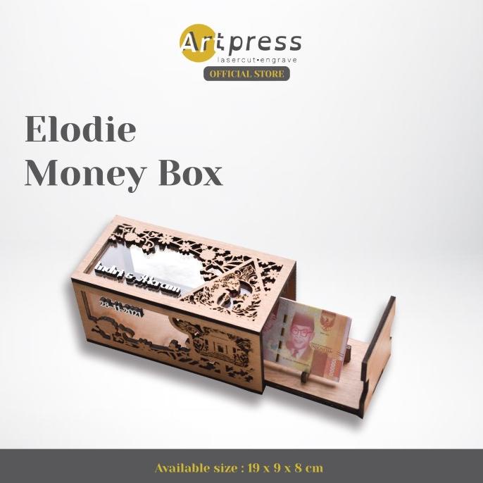 

AKSESORIS PERNIKAHAN ELODIE MONEY BOX - KOTAK UANG MAHAR SESERAHAN HANTARAN KAYU RUSTIC PERLENGKAPAN PESTA CRAFT