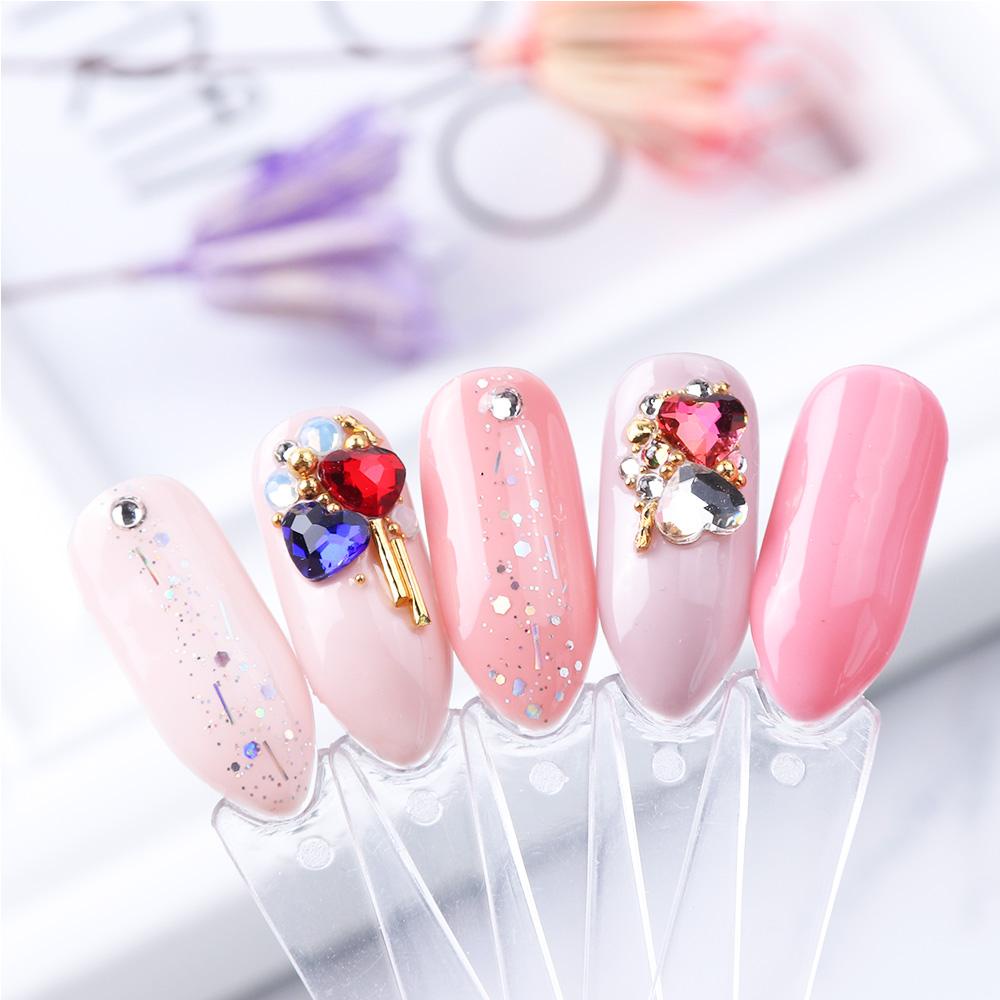 Needway   3D Nail Art Rhinestones Charms Fashion Manikur Aksesoris Mix Glitter Kristal DIY Ornamen Nail Art Dekorasi