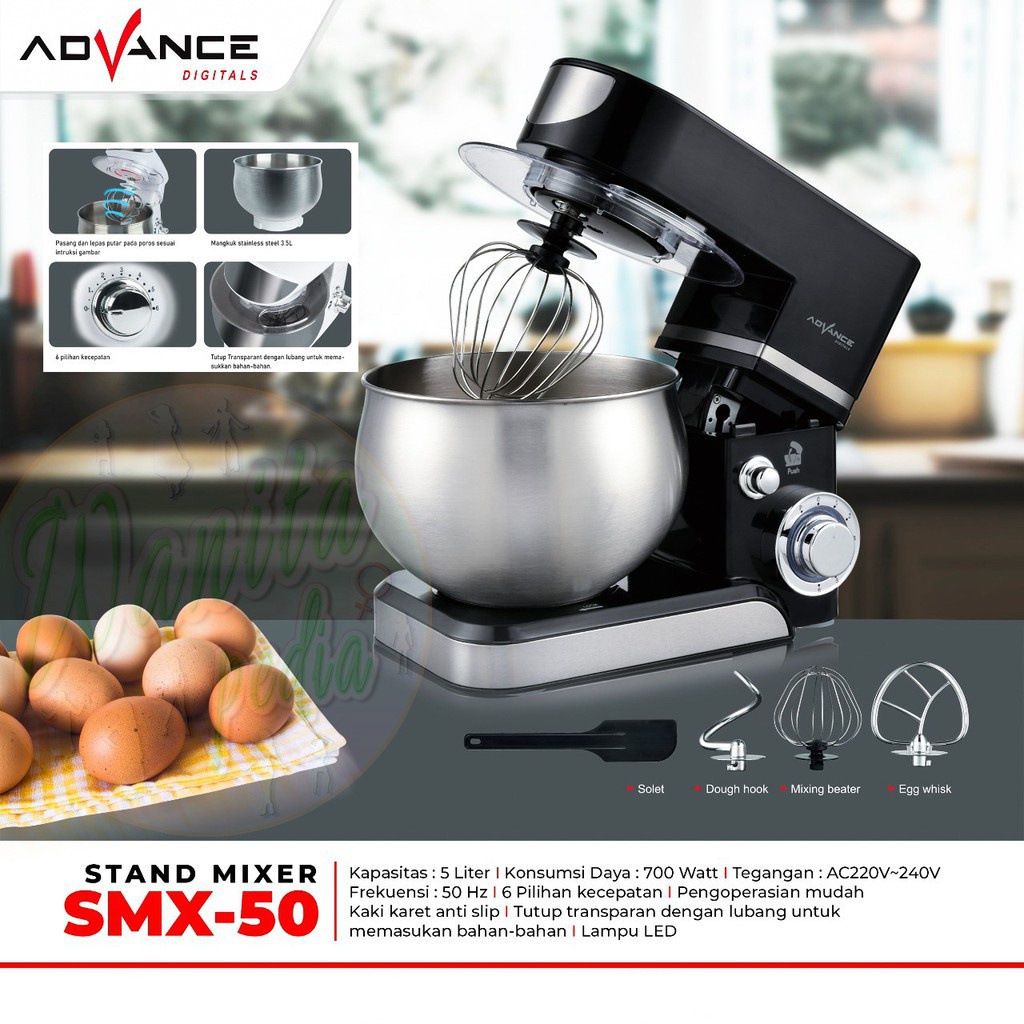 Jual [ READY ] Stand Mixer / Mixer Duduk / Mixer Advance SMX-50 / MIXER ...