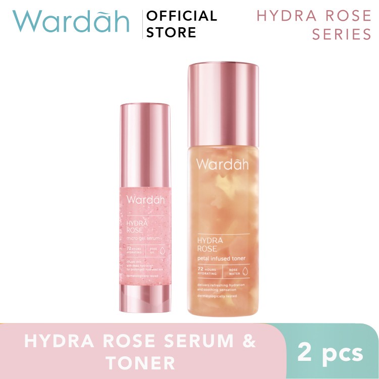 Wardah Hydra Rose Serum & Toner