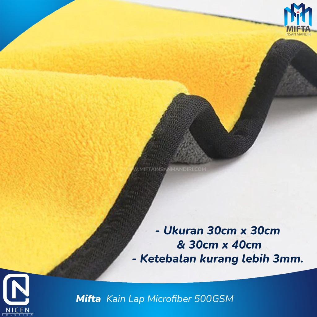 NICEN MIKROFIBER / KAIN LAP MICROFIBER 800GSM / MICRO FIBER LAP MOBIL