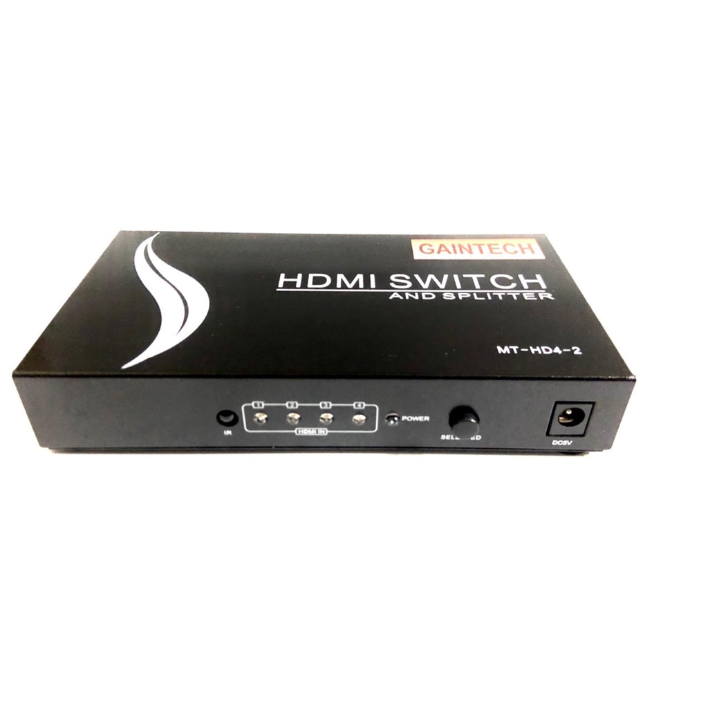 Hdmi switch splitter gaintech 4 input to 2 output 250Mhz 4k 2k hdcp 1080p adapter mt-hd4-2 - Hdtv 4x2