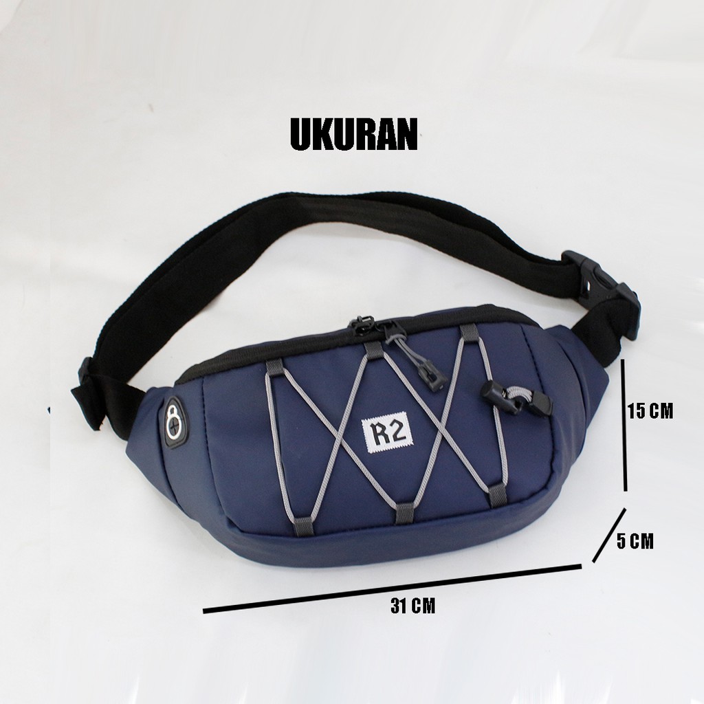 Waistbag Pria dan Wanita Premium R2 ELBRUS Mix Combo Waterproof