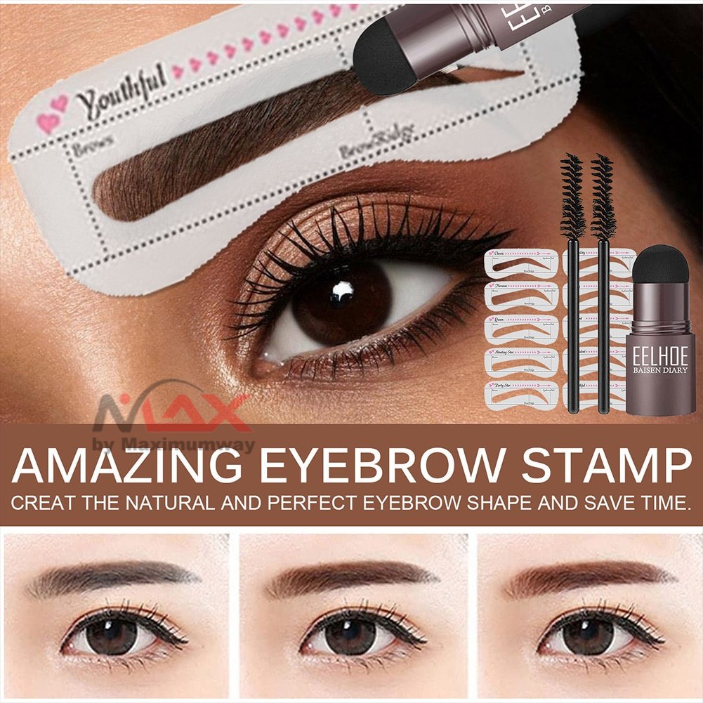 Cetakan Alis Eyebrow Pensil Alis kualitas hasil setara tato dengan stensil anti air Waterproof Magic Tint 3d 4d Tattoo Pen Pencil Pinsil Pensil Alis Double Tahan Lama Double Head Eyebrow Pencil AntiAir Eyebrow Printing Mold Thrush Waterproof Anti-sweat