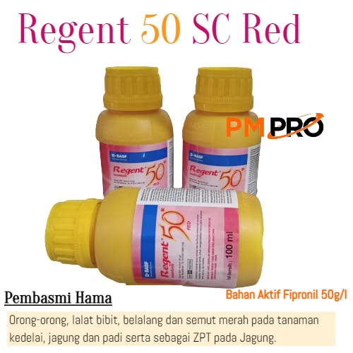 Regent Insektisida 50 sc 100 ml Bahan Aktif Fipronil 50g/l Obat Hama Tanaman Padi, Jagung dan Kedela