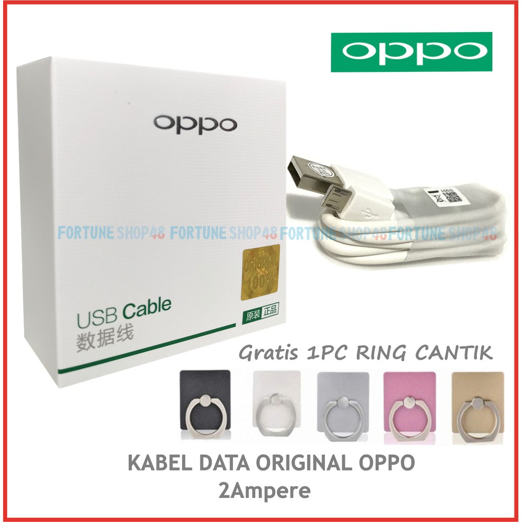 Kabel Data Charger OPPO Micro Usb 2.0 Original