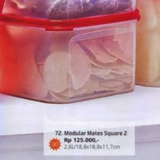 MM SQUARE #2 TUPPERWARE