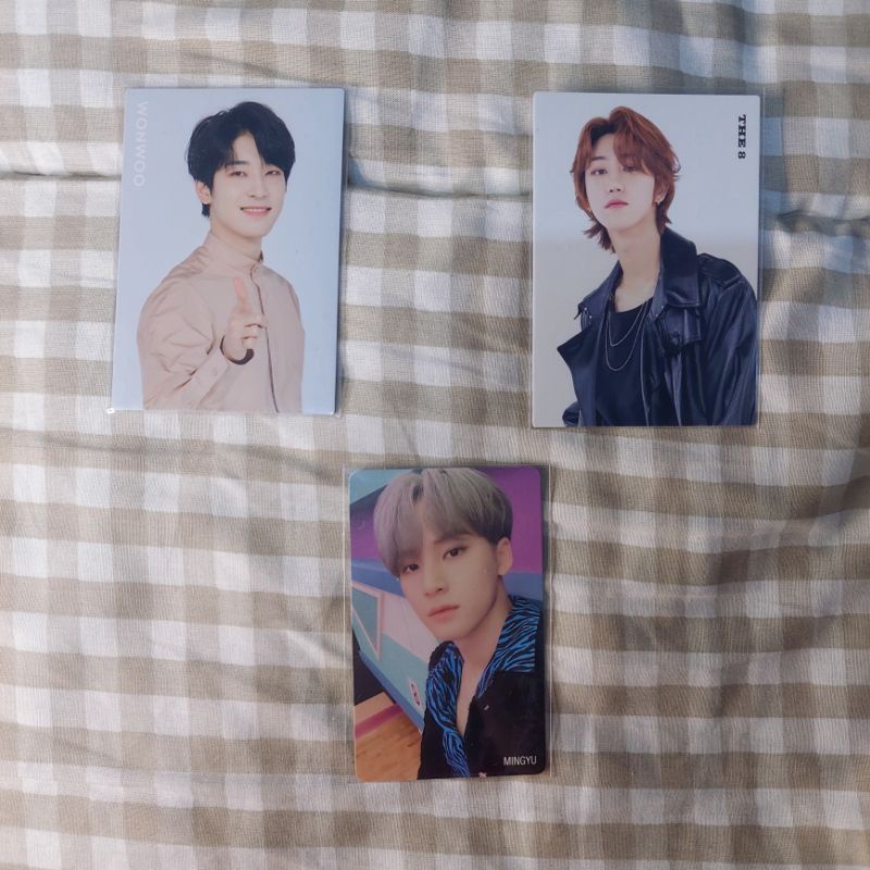 WONWOO THE8 MINGHAO TC DOME HARE Trading Card SEVENTEEN SVT PC PHOTOCARD