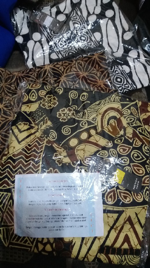 Kemeja Batik Pria Dewasa Lengan Pendek Slim Fit Katun Stretch, 113 Ano#