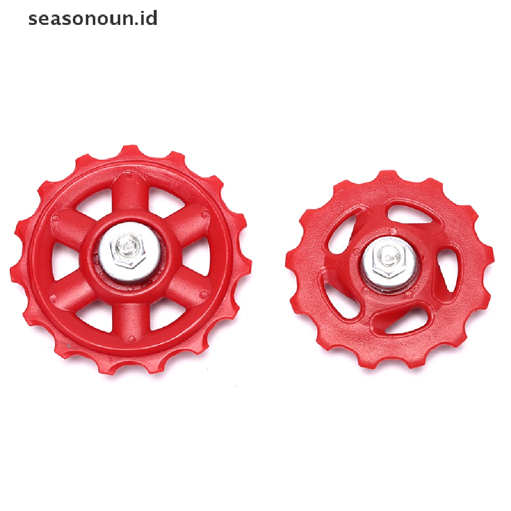(seasonoun) 1pc Pulley Derailleur Belakang Sepeda Bahan Plastik