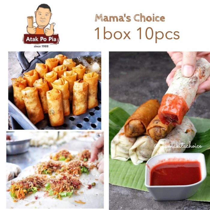 

POKPIA ATAK JALAN YOSE RIZAL MEDAN ASLI OLEH OLEH MEDAN per Pcs Lumpia Seafood Sayur Gorengan frozen