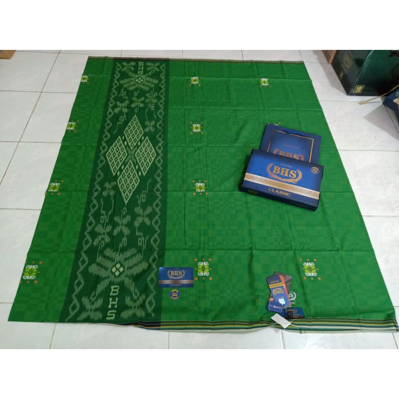Sarung bhs Songket hijau NU