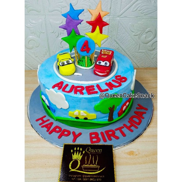 

Kue Ulang Tahun Mobil Cars Mc Queen Birthday Cake Anak Mobilan Serpong BSD Tangerang Selatan Tangsel