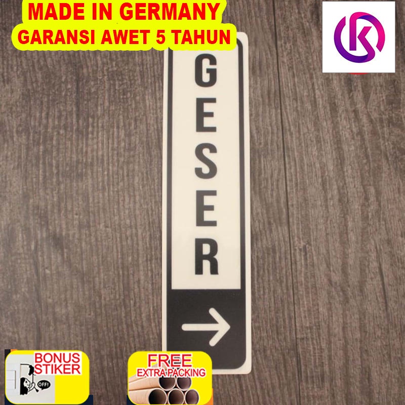 

Murah Sign Board Geser | Sign Label Akrilik Printed