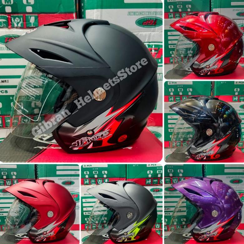 [PRODUK LP7KZ] HELM TGP JP5 Ukuran XL fit XXL/Helm SNI-Helm Dewasa /Helm Cewek Cowok/Helm Besar 9P8