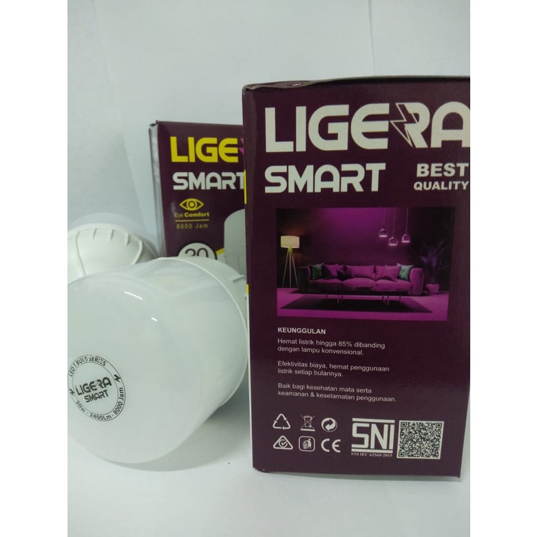 LIGERA Bohlam LED SMART Hemat Energi 30W