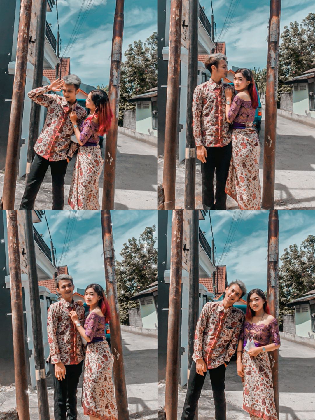 Lembayung.id / Kemeja Batik Lengan Panjang Tanjung Pink