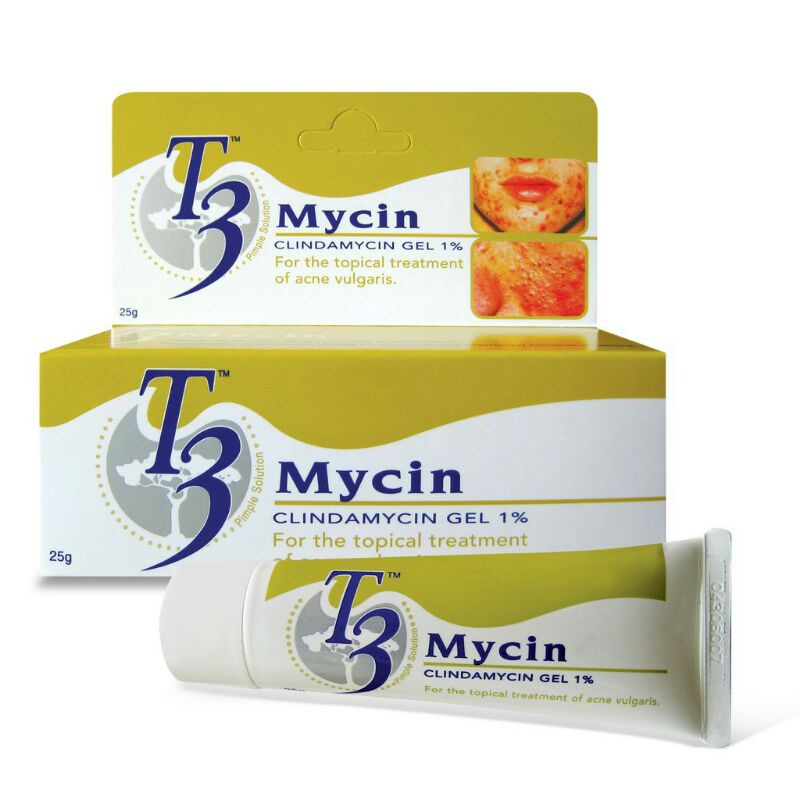 T3MYCIN T3 MYCIN OBAT JERAWAT GEL 25GRAM (READY STOCK) (100% Original)