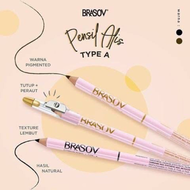 EYEBROW PENCIL 2in1 BRASOV